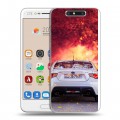 Дизайнерский пластиковый чехол для ZTE Blade V8 Subaru