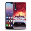 Дизайнерский силиконовый с усиленными углами чехол для Huawei P20 Pro Subaru