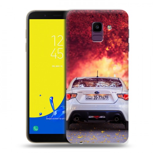 Дизайнерский пластиковый чехол для Samsung Galaxy J6 Subaru