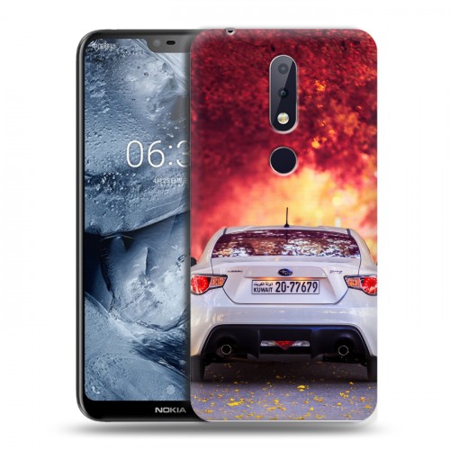 Дизайнерский пластиковый чехол для Nokia 6.1 Plus Subaru