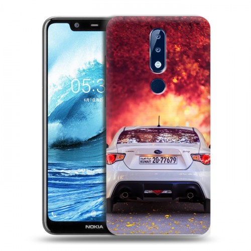 Дизайнерский силиконовый чехол для Nokia 5.1 Plus Subaru