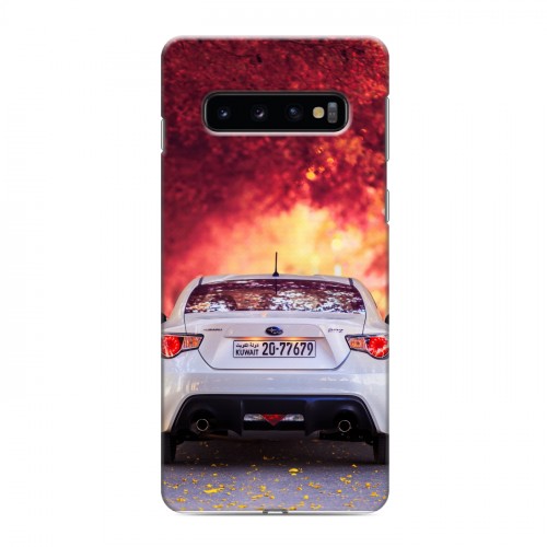 Дизайнерский силиконовый чехол для Samsung Galaxy S10 Subaru