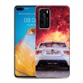 Дизайнерский пластиковый чехол для Huawei P40 Subaru