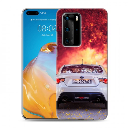 Дизайнерский пластиковый чехол для Huawei P40 Pro Subaru