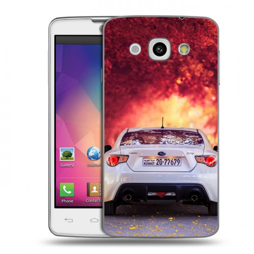 Дизайнерский пластиковый чехол для LG L60 Subaru