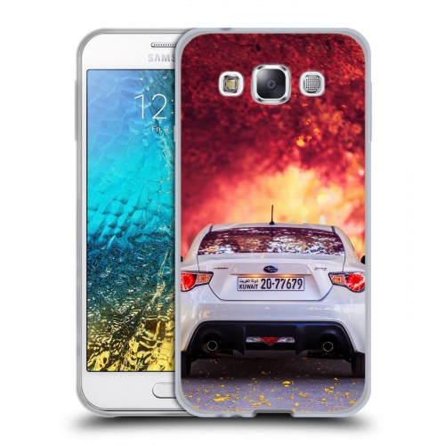 Дизайнерский пластиковый чехол для Samsung Galaxy E5 Subaru