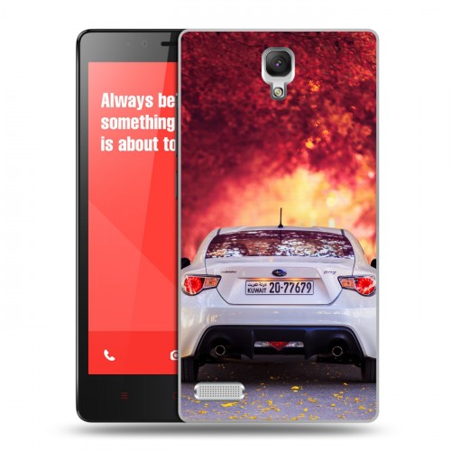 Дизайнерский силиконовый чехол для Xiaomi RedMi Note Subaru