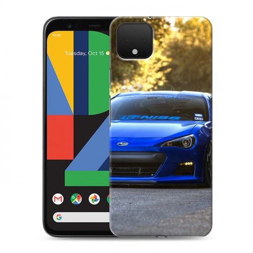 Дизайнерский пластиковый чехол для Google Pixel 4 Subaru