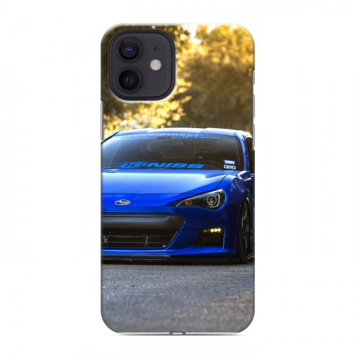 Дизайнерский силиконовый чехол для Iphone 12 Subaru