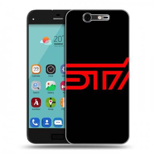 Дизайнерский силиконовый чехол для ZTE Blade S7 Subaru