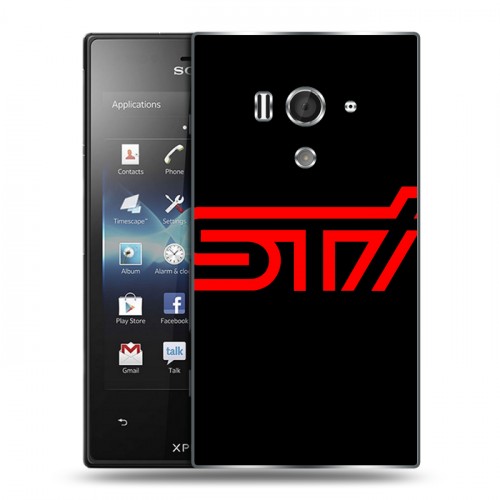 Дизайнерский пластиковый чехол для Sony Xperia acro S Subaru