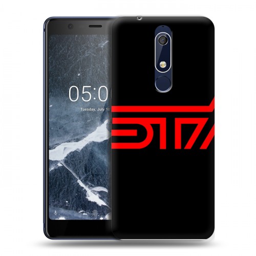 Дизайнерский пластиковый чехол для Nokia 5.1 Subaru