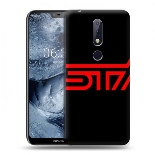 Дизайнерский пластиковый чехол для Nokia 6.1 Plus Subaru