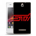 Дизайнерский пластиковый чехол для Sony Xperia E Subaru