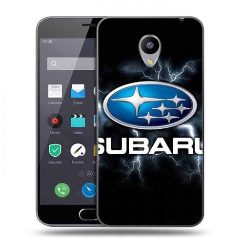 Дизайнерский пластиковый чехол для Meizu M2 Note Subaru