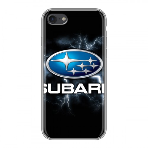 Дизайнерский силиконовый чехол для Iphone 7 Subaru