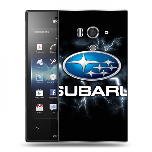 Дизайнерский пластиковый чехол для Sony Xperia acro S Subaru