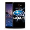 Дизайнерский пластиковый чехол для Nokia 7 Plus Subaru