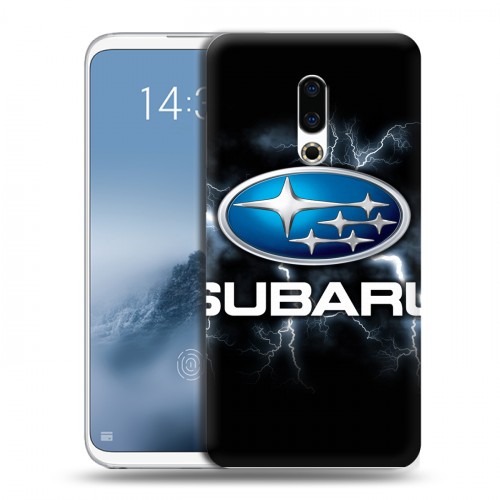 Дизайнерский пластиковый чехол для Meizu 16th Plus Subaru