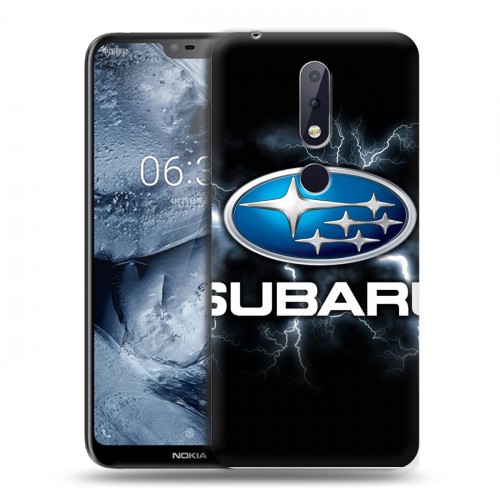 Дизайнерский пластиковый чехол для Nokia 6.1 Plus Subaru