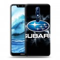 Дизайнерский силиконовый чехол для Nokia 5.1 Plus Subaru