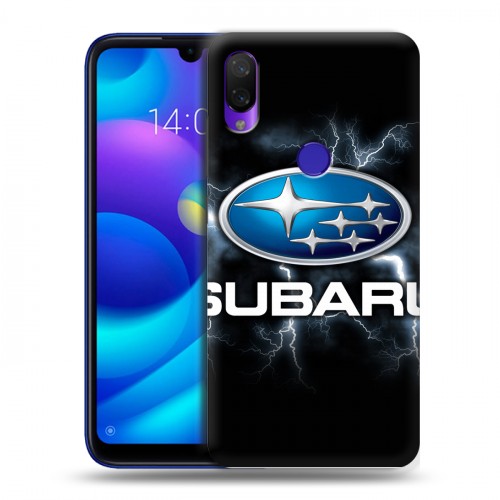 Дизайнерский пластиковый чехол для Xiaomi Mi Play Subaru