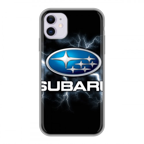 Дизайнерский силиконовый чехол для Iphone 11 Subaru