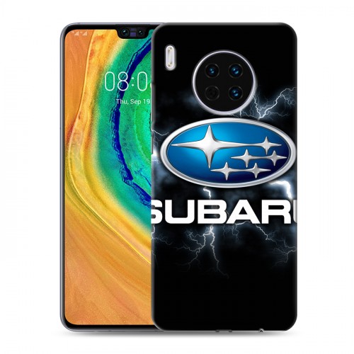 Дизайнерский пластиковый чехол для Huawei Mate 30 Subaru