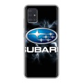 Дизайнерский силиконовый чехол для Samsung Galaxy A51 Subaru