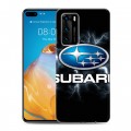 Дизайнерский пластиковый чехол для Huawei P40 Subaru