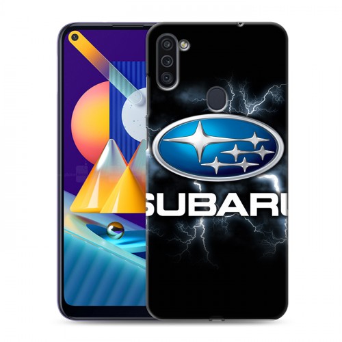 Дизайнерский пластиковый чехол для Samsung Galaxy M11 Subaru