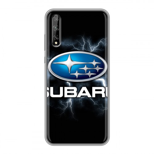 Дизайнерский силиконовый чехол для Huawei Y8p Subaru