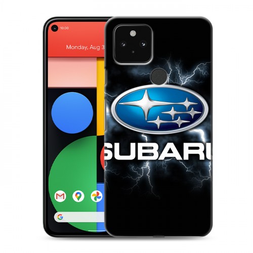 Дизайнерский пластиковый чехол для Google Pixel 5 Subaru