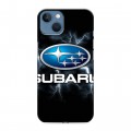 Дизайнерский силиконовый чехол для Iphone 13 Subaru