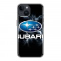 Дизайнерский пластиковый чехол для Iphone 14 Subaru