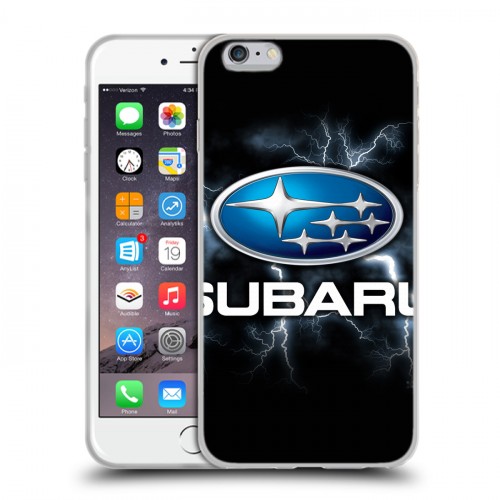 Дизайнерский силиконовый чехол для Iphone 6 Plus/6s Plus Subaru