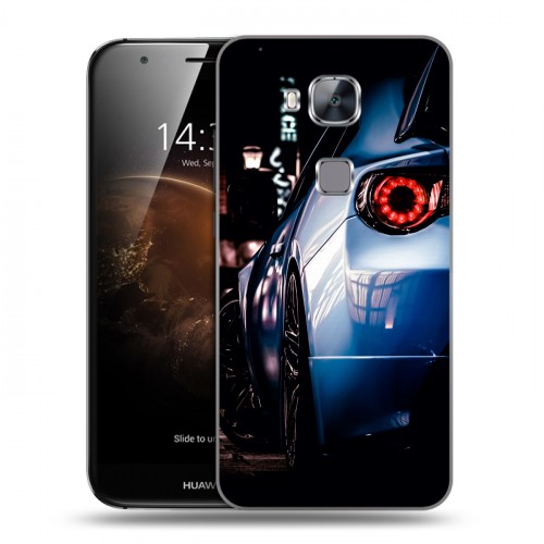 Дизайнерский пластиковый чехол для Huawei G8 Subaru