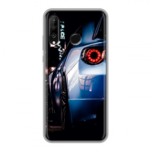 Дизайнерский силиконовый чехол для Huawei P30 Lite Subaru