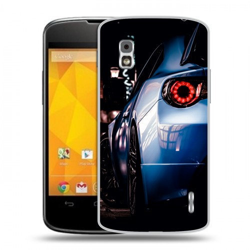 Дизайнерский пластиковый чехол для LG Google Nexus 4 Subaru