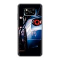 Дизайнерский силиконовый с усиленными углами чехол для Xiaomi Poco X3 Subaru