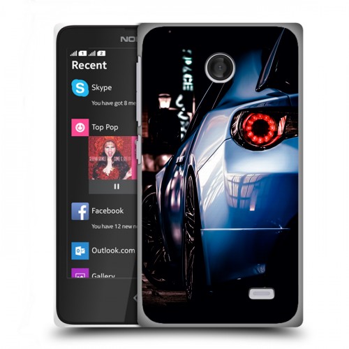 Дизайнерский пластиковый чехол для Nokia X Subaru