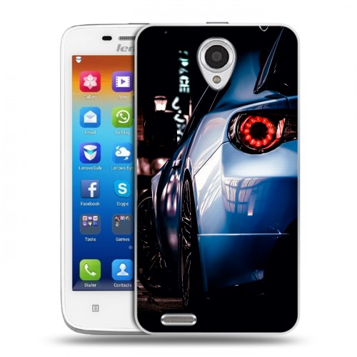 Дизайнерский пластиковый чехол для Lenovo S650 Ideaphone Subaru