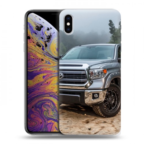 Дизайнерский силиконовый чехол для Iphone Xs Max Toyota