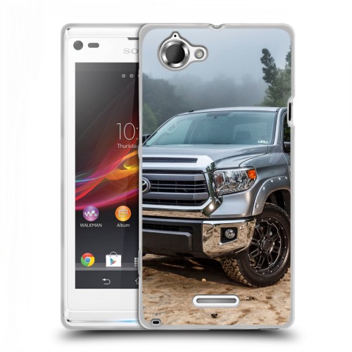 Дизайнерский пластиковый чехол для Sony Xperia L Toyota