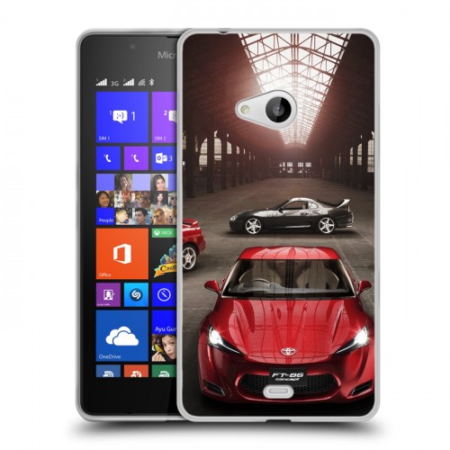 Дизайнерский пластиковый чехол для Microsoft Lumia 540 Toyota