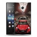 Дизайнерский пластиковый чехол для Sony Xperia acro S Toyota