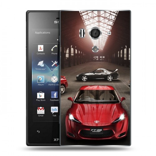 Дизайнерский пластиковый чехол для Sony Xperia acro S Toyota