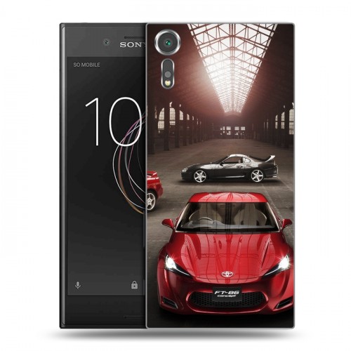 Дизайнерский пластиковый чехол для Sony Xperia XZs Toyota