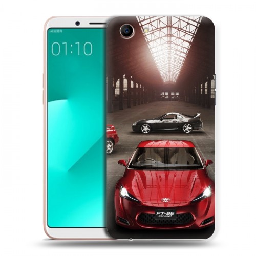 Дизайнерский пластиковый чехол для OPPO A83 Toyota