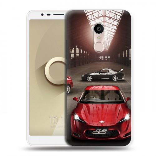 Дизайнерский силиконовый чехол для Alcatel 3C Toyota